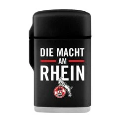 1. FC Köln Feuerzeug Rubber Logo Schwarz