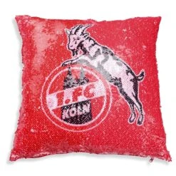 1. FC Köln Pailletten-Wendekissen