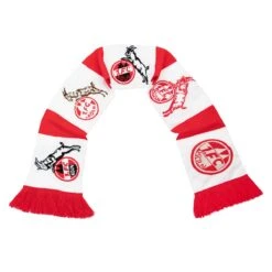 1. FC Köln Premiumschal "Logos" Rot/weiß -Sportausrüstung 1 fc koeln premiumschal logos rot weiss3