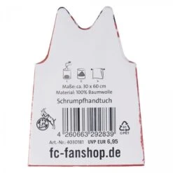 1. FC Köln Schrumpfhandtuch "Dom" -Sportausrüstung 1 fc koeln schrumpfhandtuch dom3