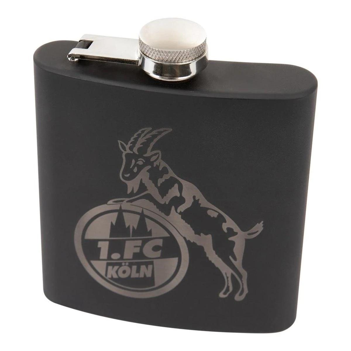 1. FC Köln Taschenflasche Schwarz 4 1. FC Köln Taschenflasche Schwarz – Bild 4