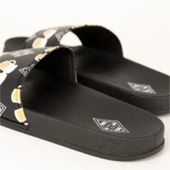 Borussia Mönchengladbach Badelatsche "Fußball & Bier" Schwarz -Sportausrüstung borussia moenchengladbach badelatsche fussball bier schwarz4