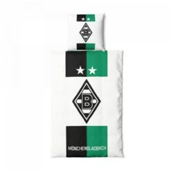 Borussia Mönchengladbach Bettwäsche Trikot "Home" 22-23 Weiß