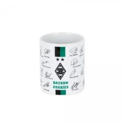 Borussia Mönchengladbach Unterschriftentasse 22-23 Weiß