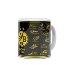BVB Borussia Dortmund Unterschriftentasse Auswärtstrikot 2022/23