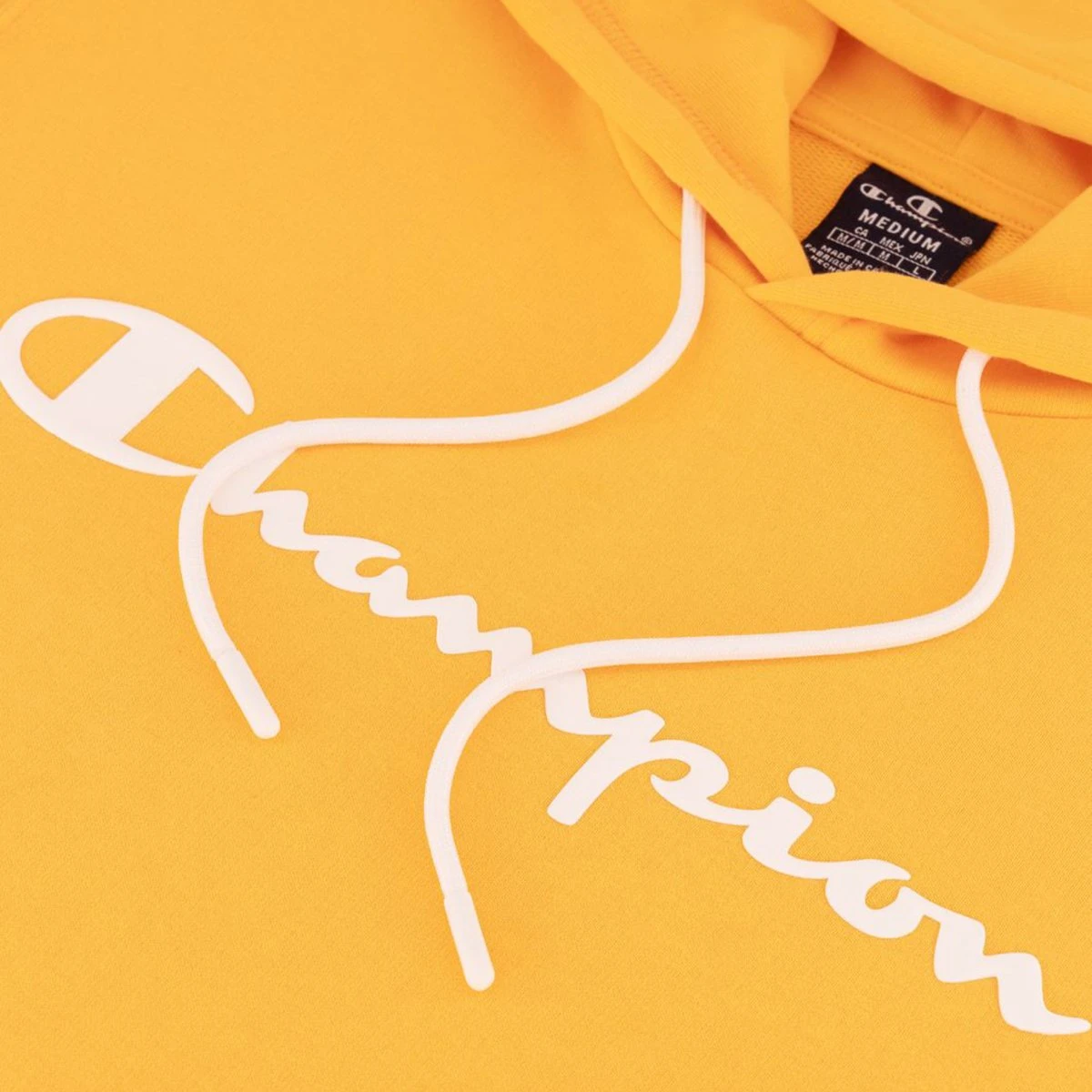 Champion Herren Hoodie Legacy Logo Orange 3 Champion Herren Hoodie Legacy Logo Orange – Bild 3