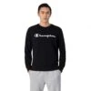 Champion Herren Sweater French Terry Logo Black