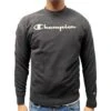 Champion Herren Sweater French Terry Logo Washed Black