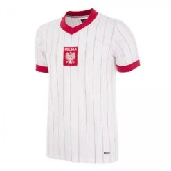 COPA Herren Retro Trikot Polen 1982 Weiß