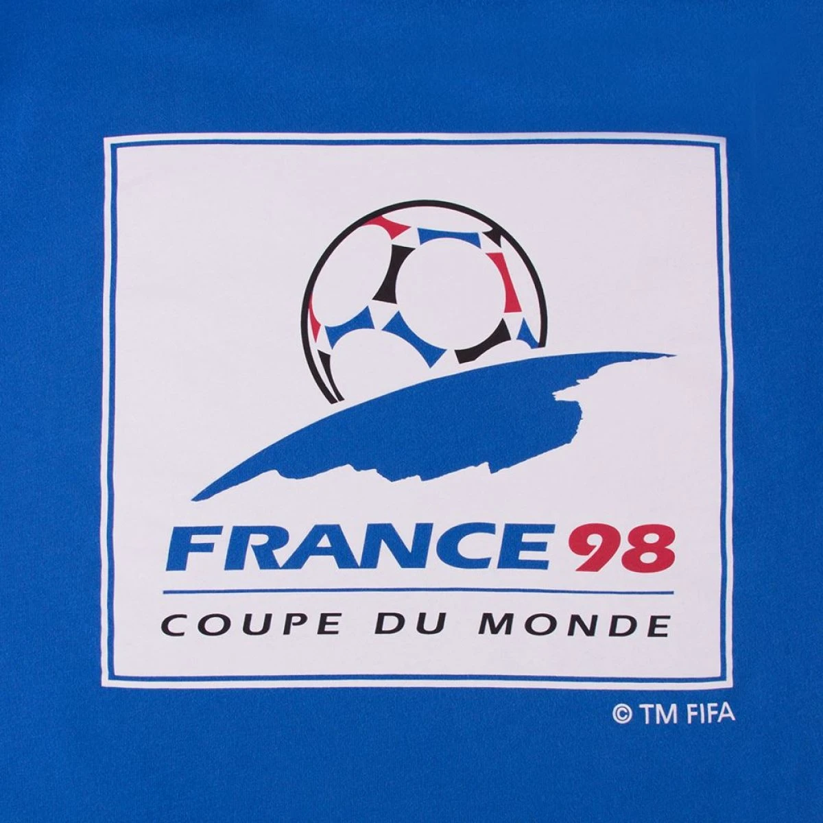 COPA T-Shirt Frankreich 1998 World Cup Emblem Blue 2 COPA T-Shirt Frankreich 1998 World Cup Emblem Blue – Bild 2