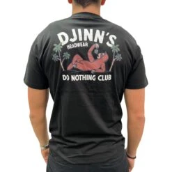 DJINNS Herren T-Shirt DNC Sloth Oversized Black
