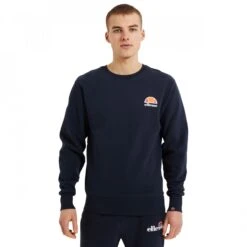 Ellesse Herren Crew Sweater Diveria Navy
