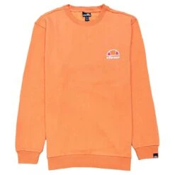 Ellesse Herren Crew Sweater Diveria Orange