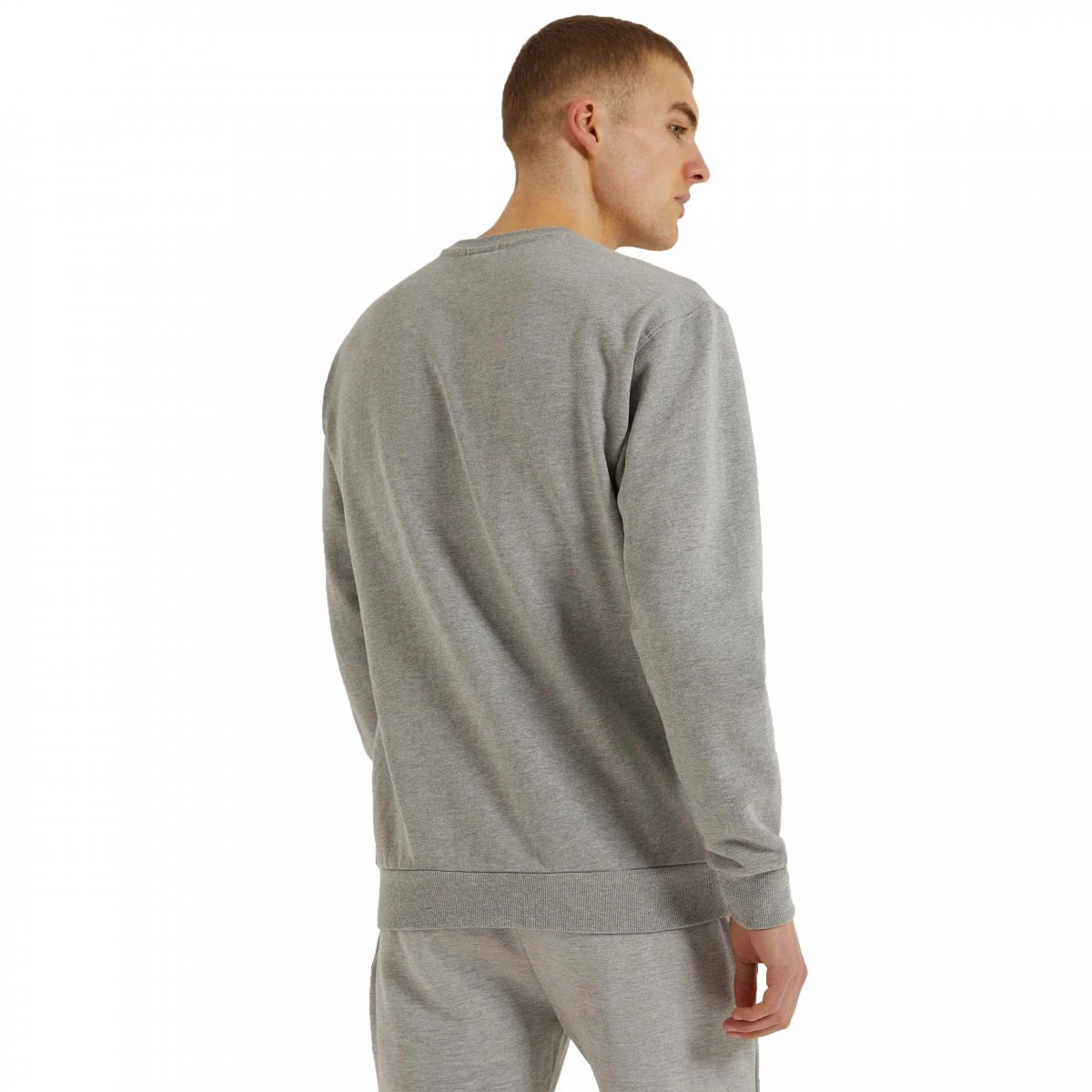 Ellesse Herren Crew Sweater Fierro Grey Marl 2 Ellesse Herren Crew Sweater Fierro Grey Marl – Bild 2