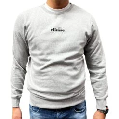 Ellesse Herren Crew Sweater Kiamto Grey Marl
