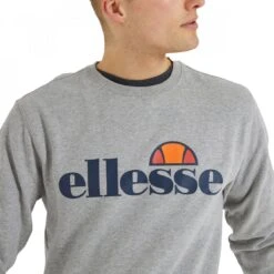 Ellesse Herren Crew Sweater SL Succiso Grey Marl -Sportausrüstung ellesse herren crew sweater sl succiso grey marl3