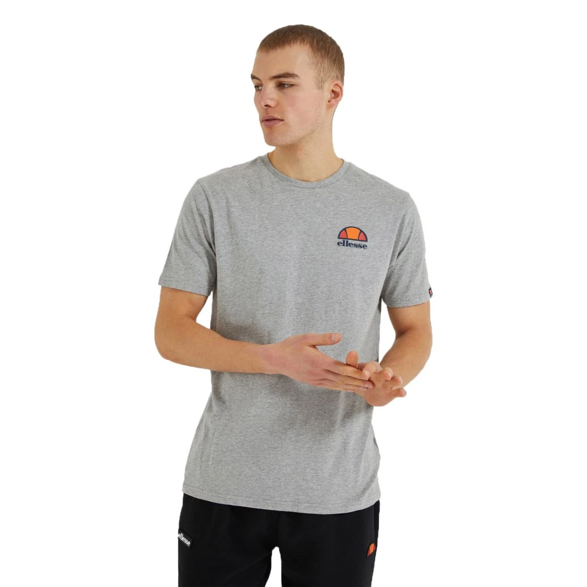 Ellesse Herren T-Shirt Canaletto Grey Marl 2 Ellesse Herren T-Shirt Canaletto Grey Marl – Bild 2