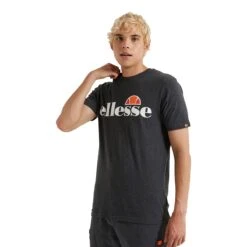 Ellesse Herren T-Shirt SL Prado Dark Grey Marl