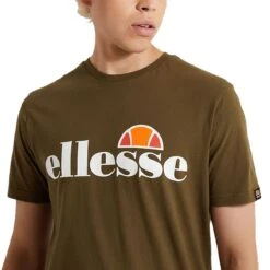 Ellesse Herren T-Shirt SL Prado Khaki -Sportausrüstung ellesse herren t shirt sl prado khaki3