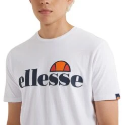 Ellesse Herren T-Shirt SL Prado White -Sportausrüstung ellesse herren t shirt sl prado white3