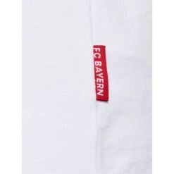 FC Bayern München Herren T-Shirt 5 Sterne Small Logo Weiß -Sportausrüstung fc bayern muenchen herren t shirt 5 sterne small logo weiss3