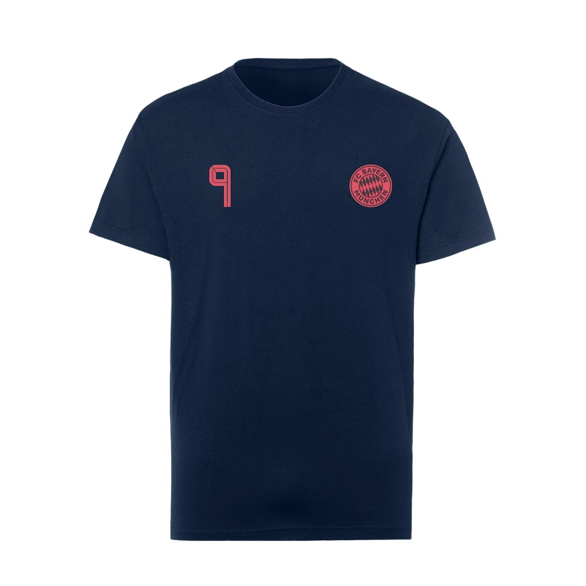 FC Bayern München Herren T-Shirt Lewandowski 9 Navy 1 FC Bayern München Herren T-Shirt Lewandowski 9 Navy