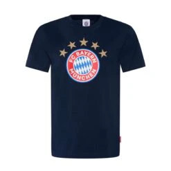 FC Bayern München Herren T-Shirt Logo Navy