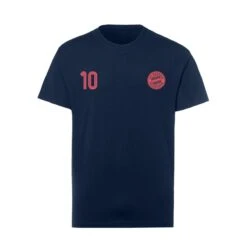 FC Bayern München Herren T-Shirt Sané 10 Navy