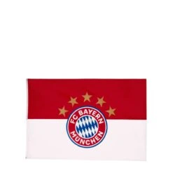FC Bayern München Hissfahne 5 Sterne Logo 180x120cm