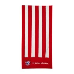FC Bayern München Strandtuch Logo Rot/weiß