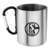 FC Schalke 04 Kaffeebecher Emaille Karabiner
