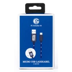 FC Schalke 04 Micro USB Ladekabel 3m