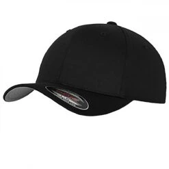 Flexfit Cap Wooly Combed Black