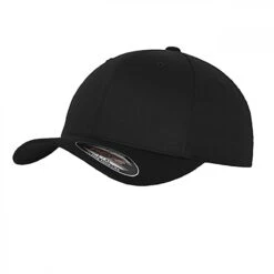 Flexfit Cap Wooly Combed Black/black