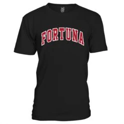 Forteng T-Shirt College Schwarz