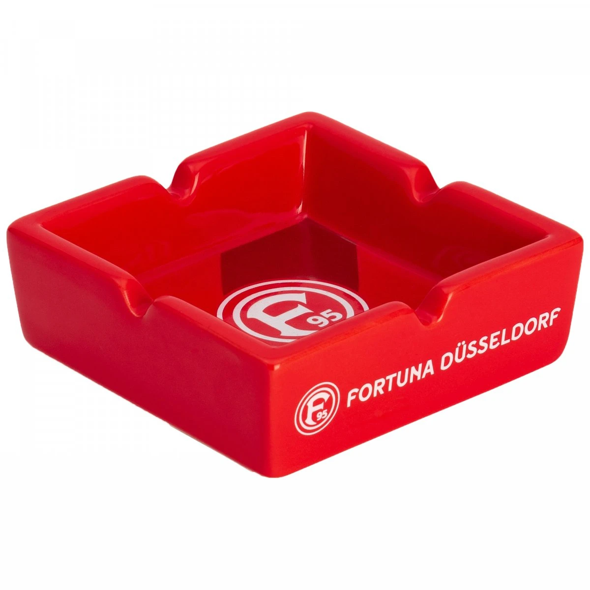 Fortuna Düsseldorf Aschenbecher Rot 1 Fortuna Düsseldorf Aschenbecher Rot