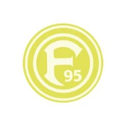 Fortuna Düsseldorf Aufkleber Logo | Gold