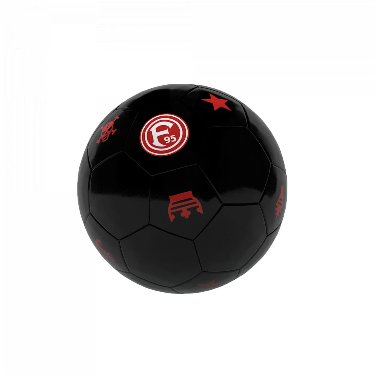 Fortuna Düsseldorf Mini Ball Schwarz 1 Fortuna Düsseldorf Mini Ball Schwarz