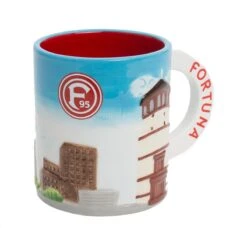 Fortuna Düsseldorf Relieftasse Wahrzeichen