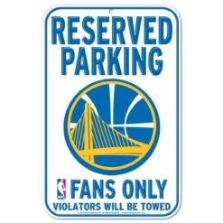 Golden State Warriors Parkplatzschild
