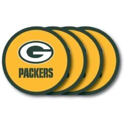 Green Bay Packers Vinyl-Untersetzer Set (4 Stk.)