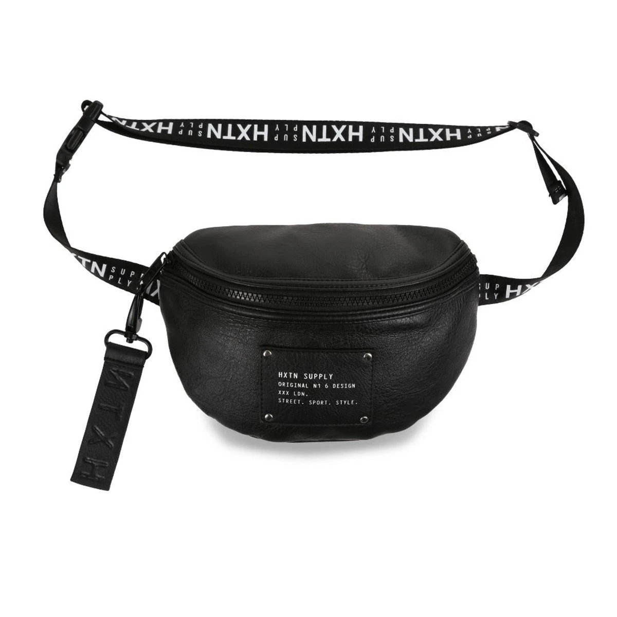 HXTN Subbly PU Luxe Crossbody Black 1 HXTN Subbly PU Luxe Crossbody Black