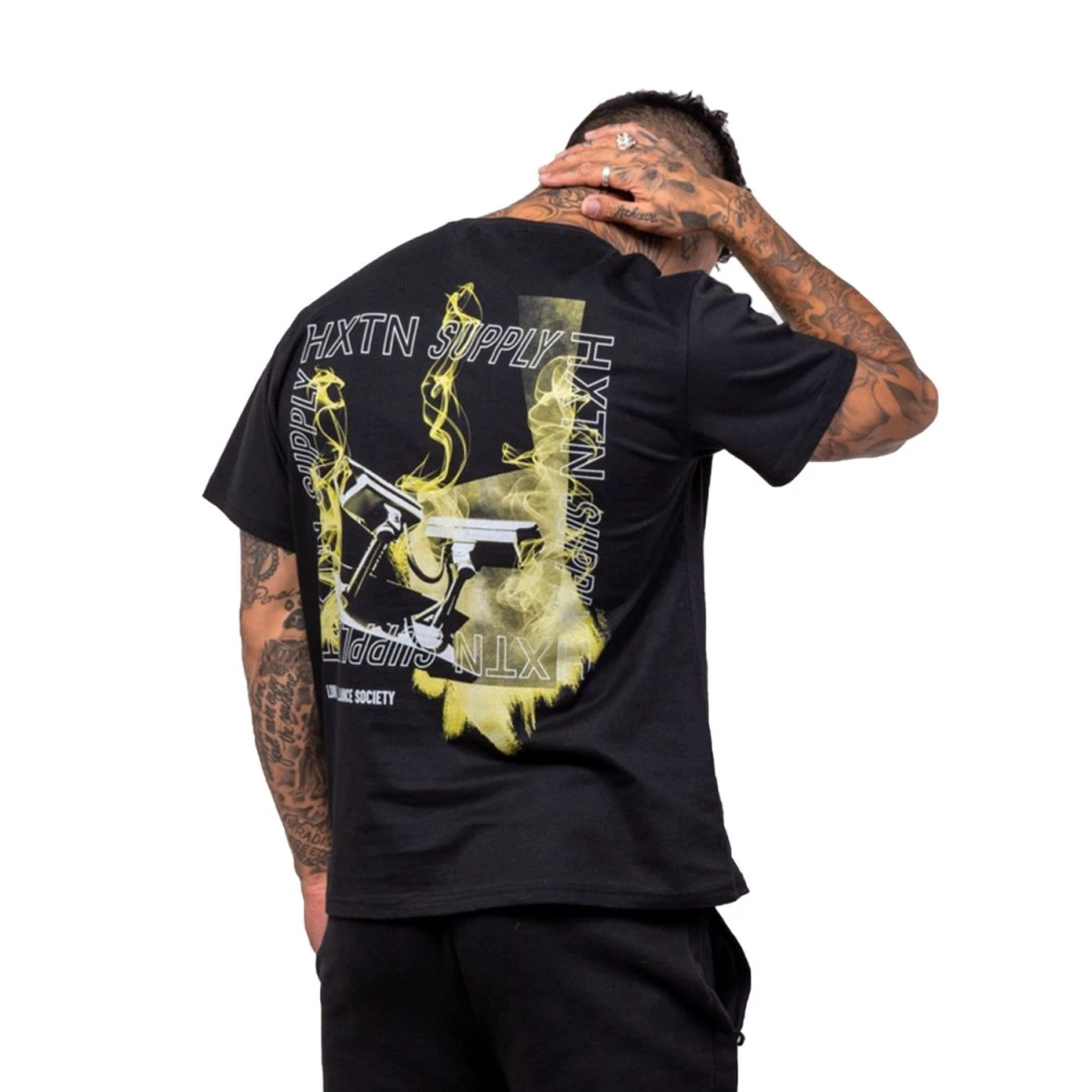 HXTN Supply T-Shirt Surveillance Black 3 HXTN Supply T-Shirt Surveillance Black – Bild 3