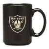 Las Vegas Raiders Laser Etched Sand Curved Tasse Schwarz