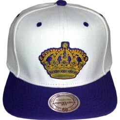 Los Angeles Kings Snapback Klett Crown Logo Cream Edition | NHL | Mitchell & Ness