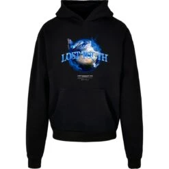 Lost Youth Herren Hoodie World Black