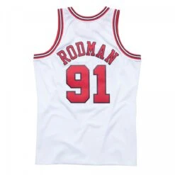 Mitchell & Ness HWC Swingman Jersey Chicago Bulls 1997-98 Dennis Rodman White