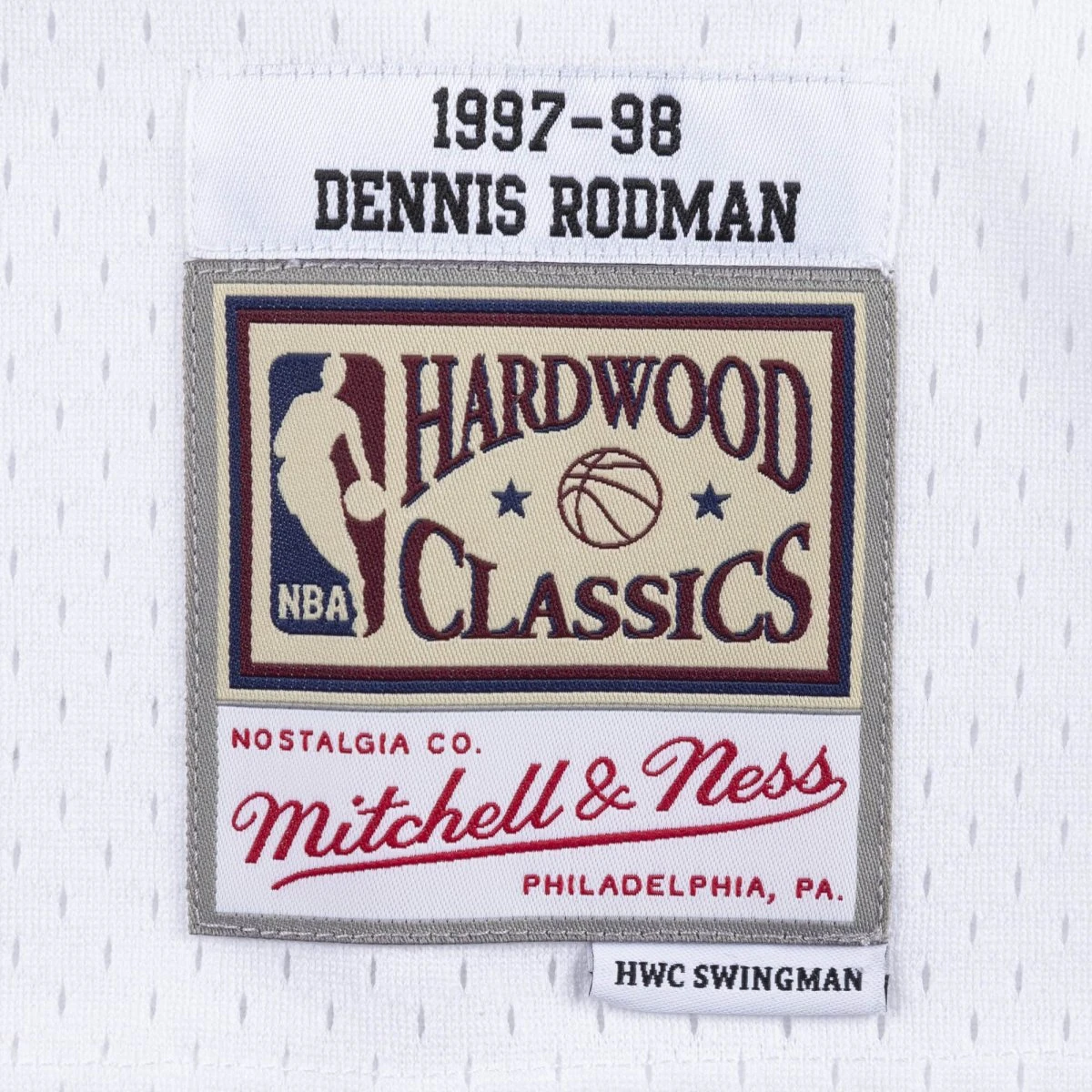 Mitchell & Ness HWC Swingman Jersey Chicago Bulls 1997-98 Dennis Rodman White 3 Mitchell & Ness HWC Swingman Jersey Chicago Bulls 1997-98 Dennis Rodman White – Bild 3