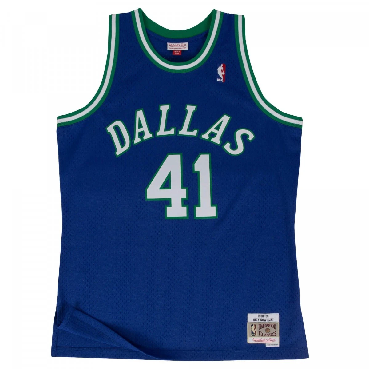 Mitchell & Ness HWC Swingman Jersey Dallas Mavericks Road 1998-99 Dirk Nowitzki Navy 2 Mitchell & Ness HWC Swingman Jersey Dallas Mavericks Road 1998-99 Dirk Nowitzki Navy – Bild 2