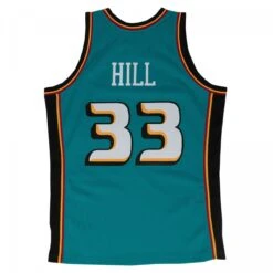 Mitchell & Ness HWC Swingman Jersey Detroit Pistons Road 1998-99 Grant Hill Green